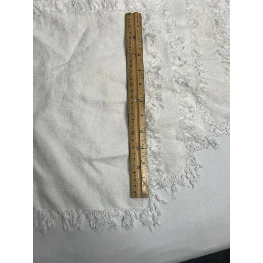 Antique Irish Brocade Fringed 13